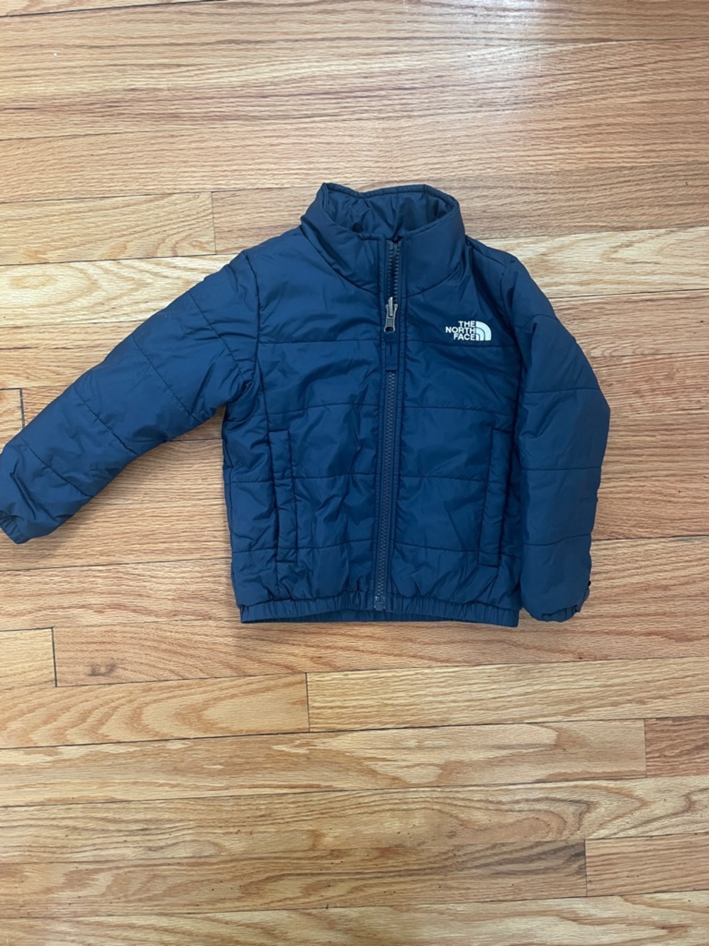 The North Face Navy Blue Youth Puffer Jacket